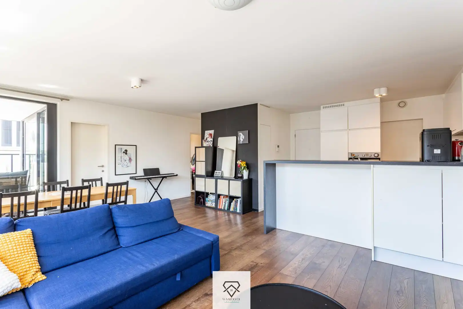 Lichtrijk hoekappartement met 2 slaapkamers en terras te Portus Ganda foto 12