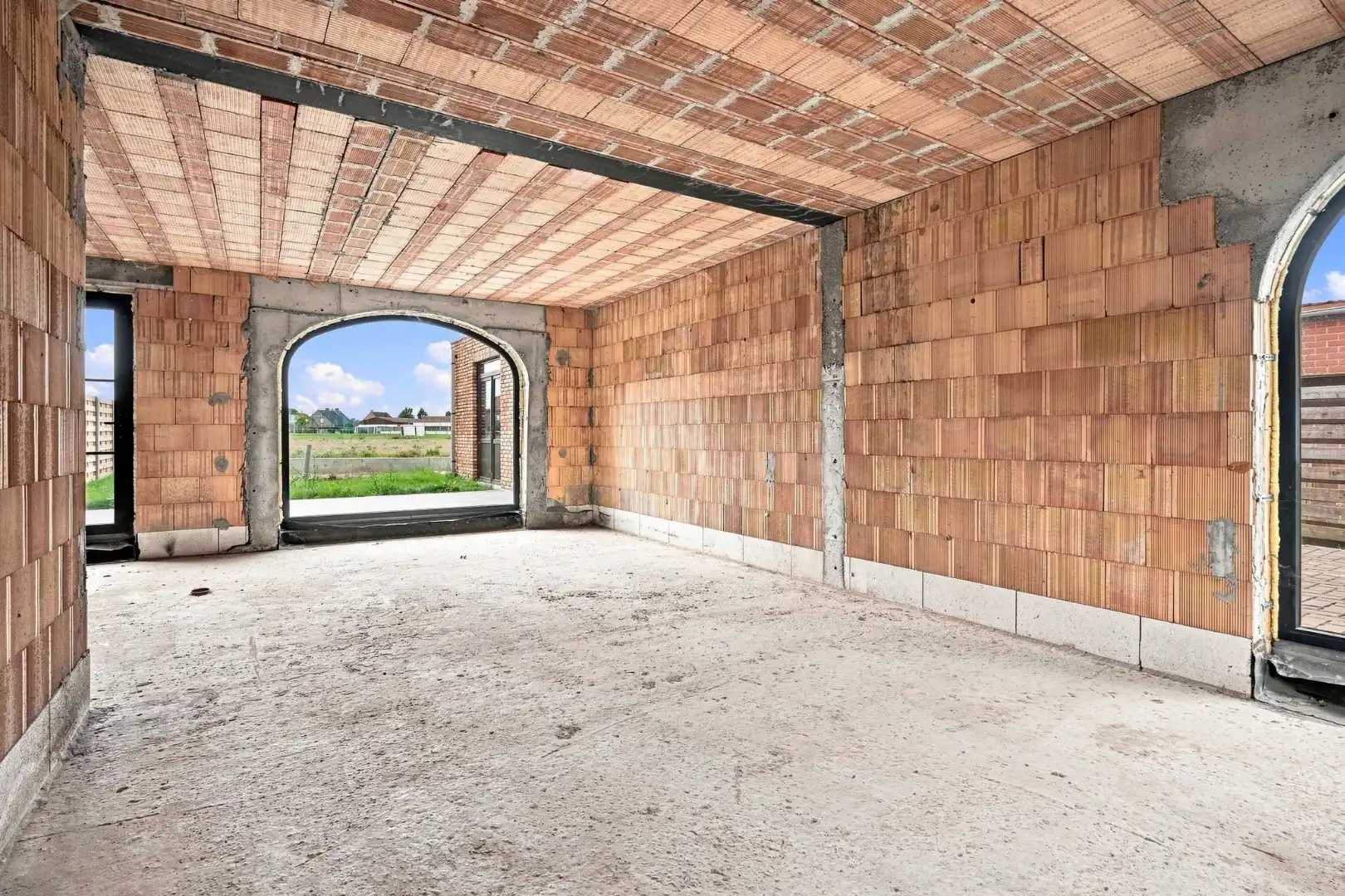 Ruime casco halfopen nieuwbouw met ruime garage in Merkem!  foto 6