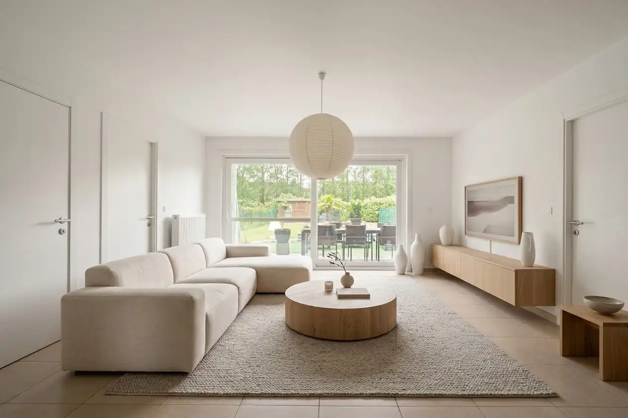 Gelijkvloers energiezuinig appartement met privé tuin en twee slaapkamers foto 3