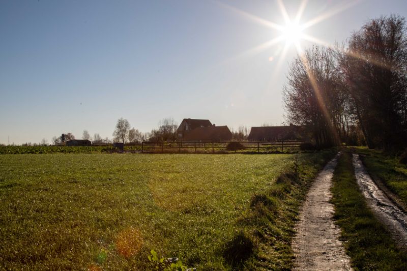 Kortemark: Een exclusief gelegen landgoed te midden van uitgestrekte landerijen op 4 hectare, met bijgebouwen en weideland. Een potentieel paradijs voor paardenliefhebbers of een toeristische onderneming. Een unieke kans! foto 23