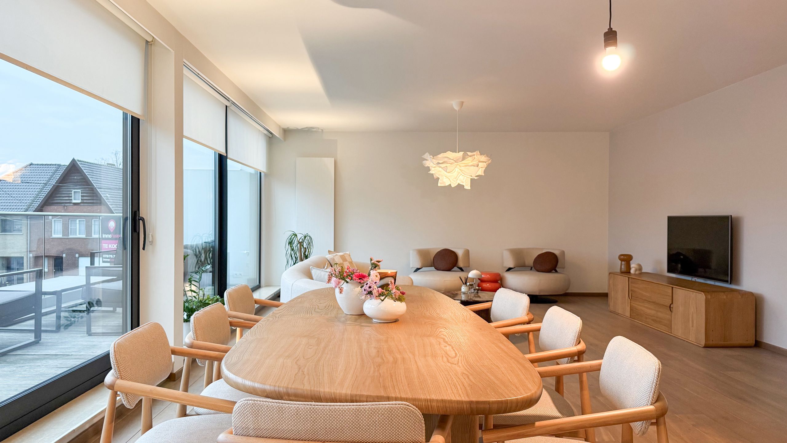 Ruim appartement met 3 slaapkamers en groot terras in Boekt! foto 12