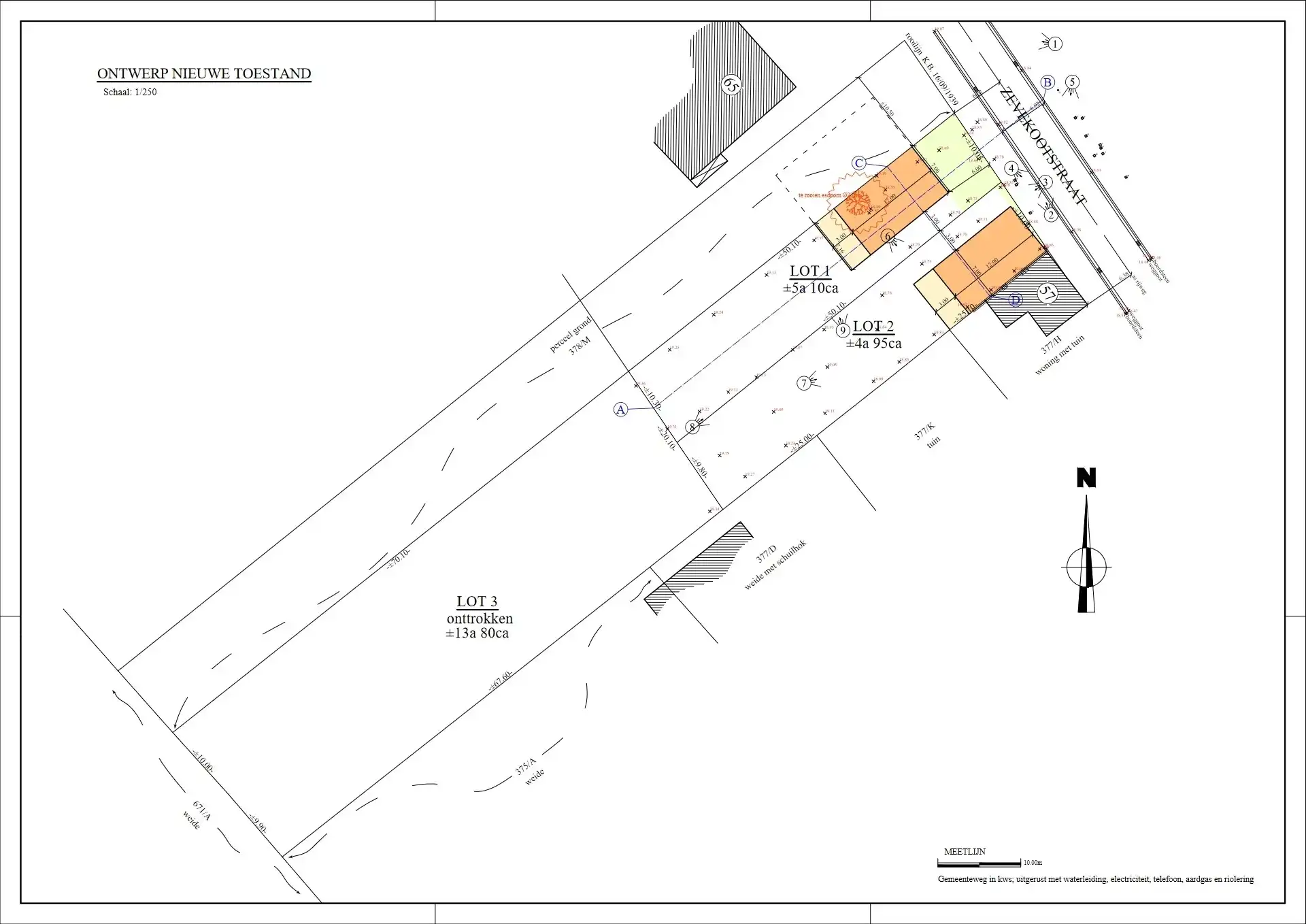 Bouwgrond van 495m² voor halfopen bebouwing foto 2