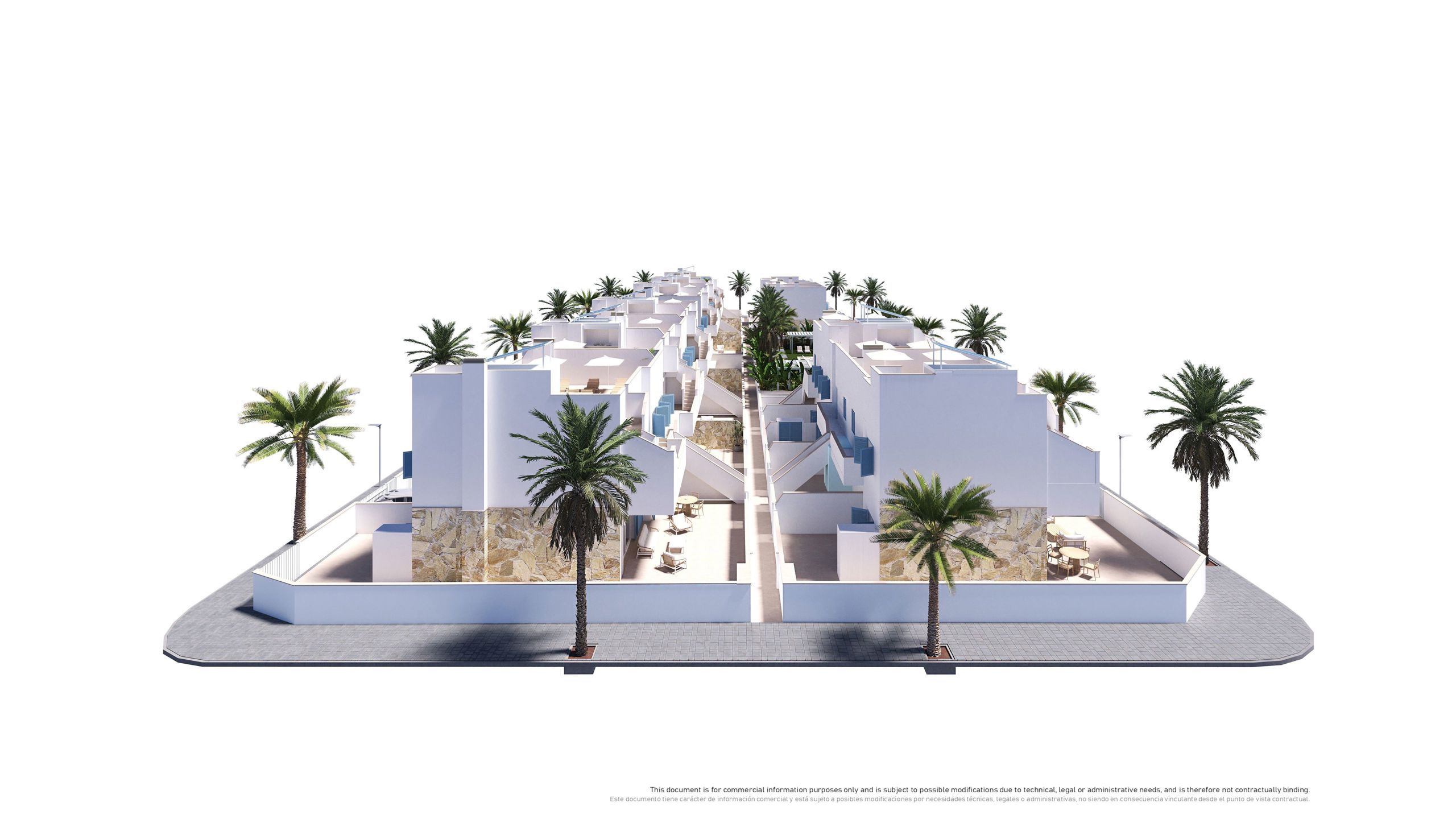 SPANJE - Appartementen Ibiza-stijl 1km van strand, zee. foto 2