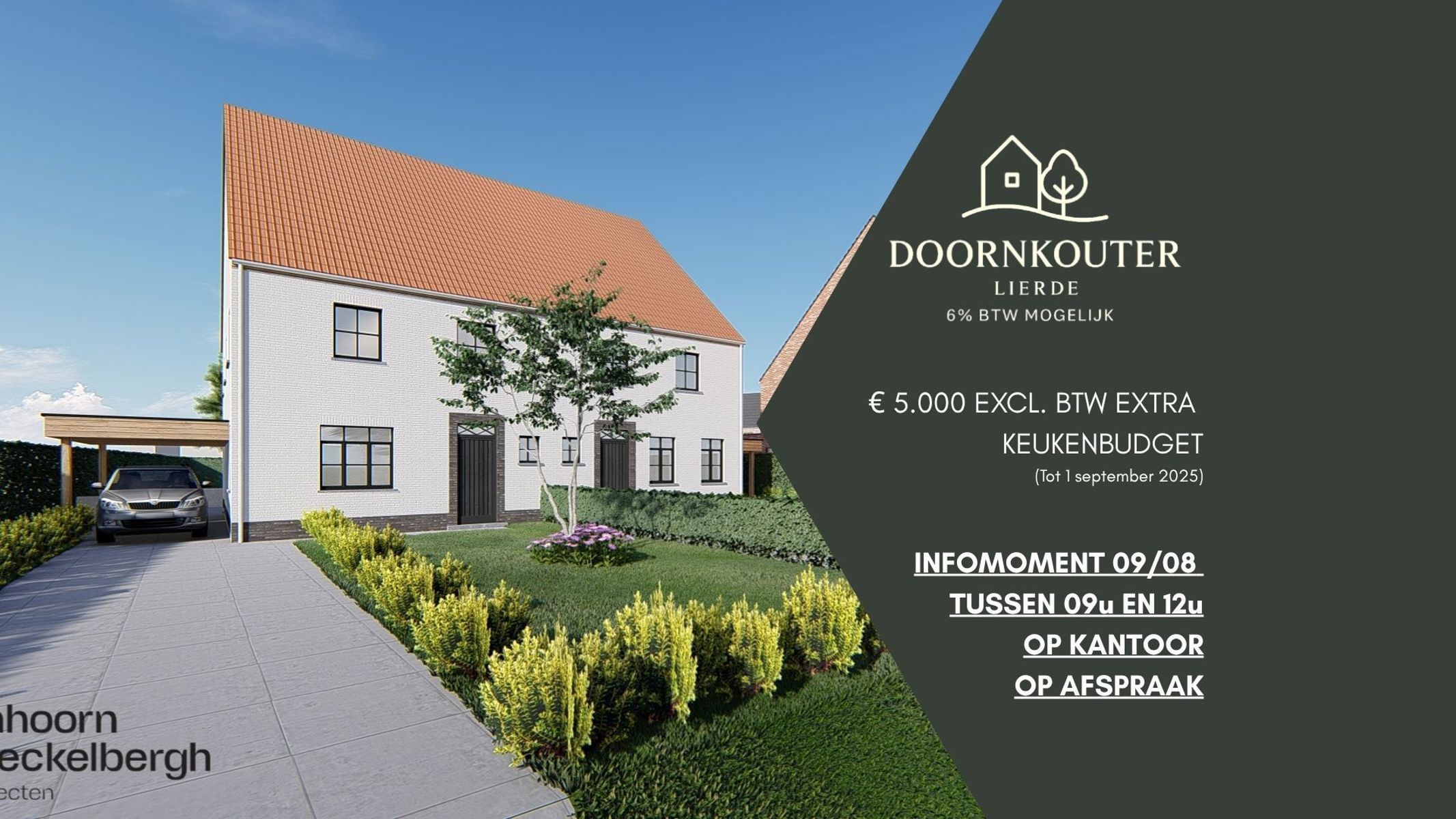 Infomoment 09/08 tussen 09u en 12u op afspraak- € 5000 extra foto {{pictureIndex}}