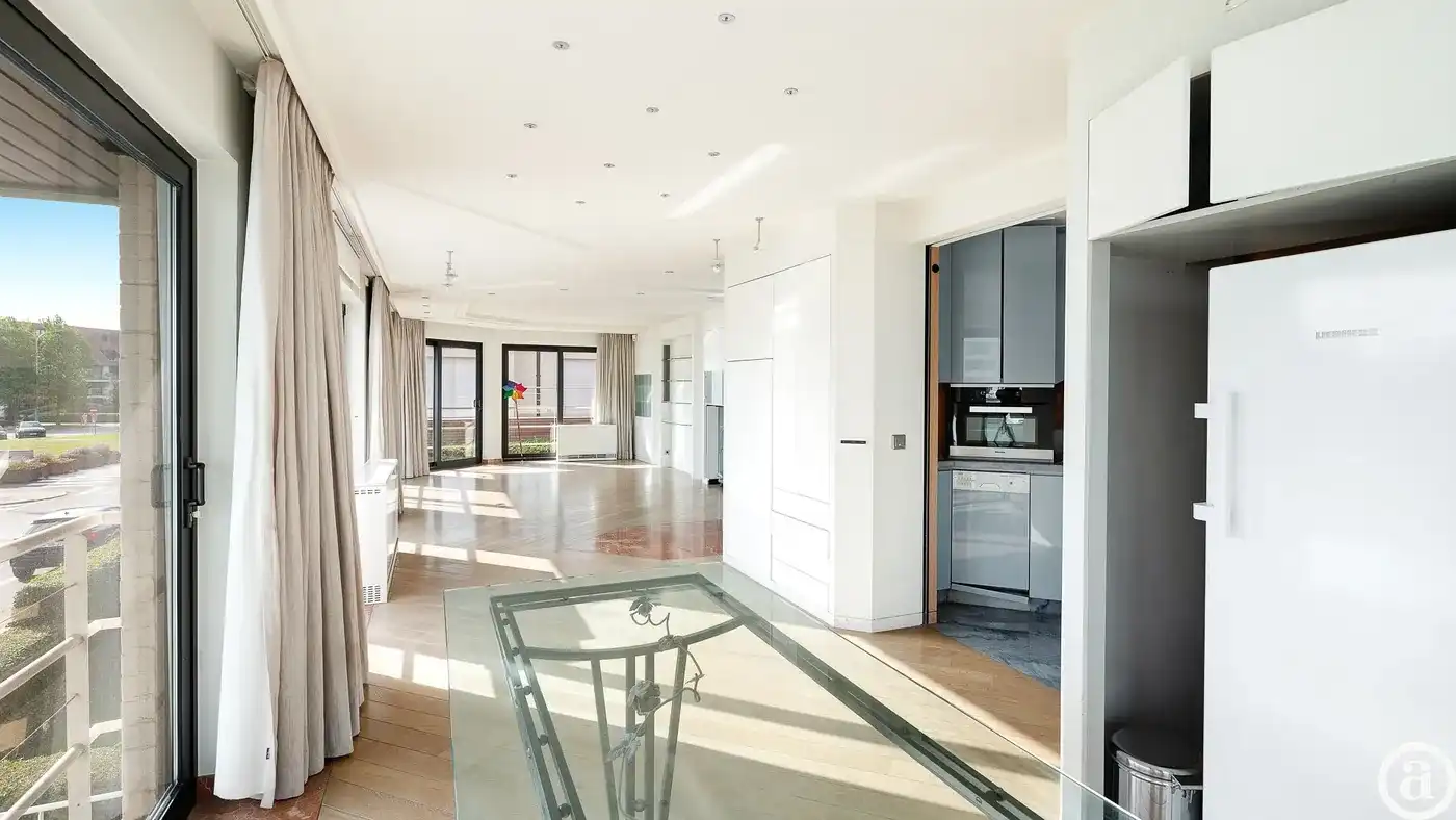 Ruim appartement met zij zeezicht nabij het Albertstrand     foto 6