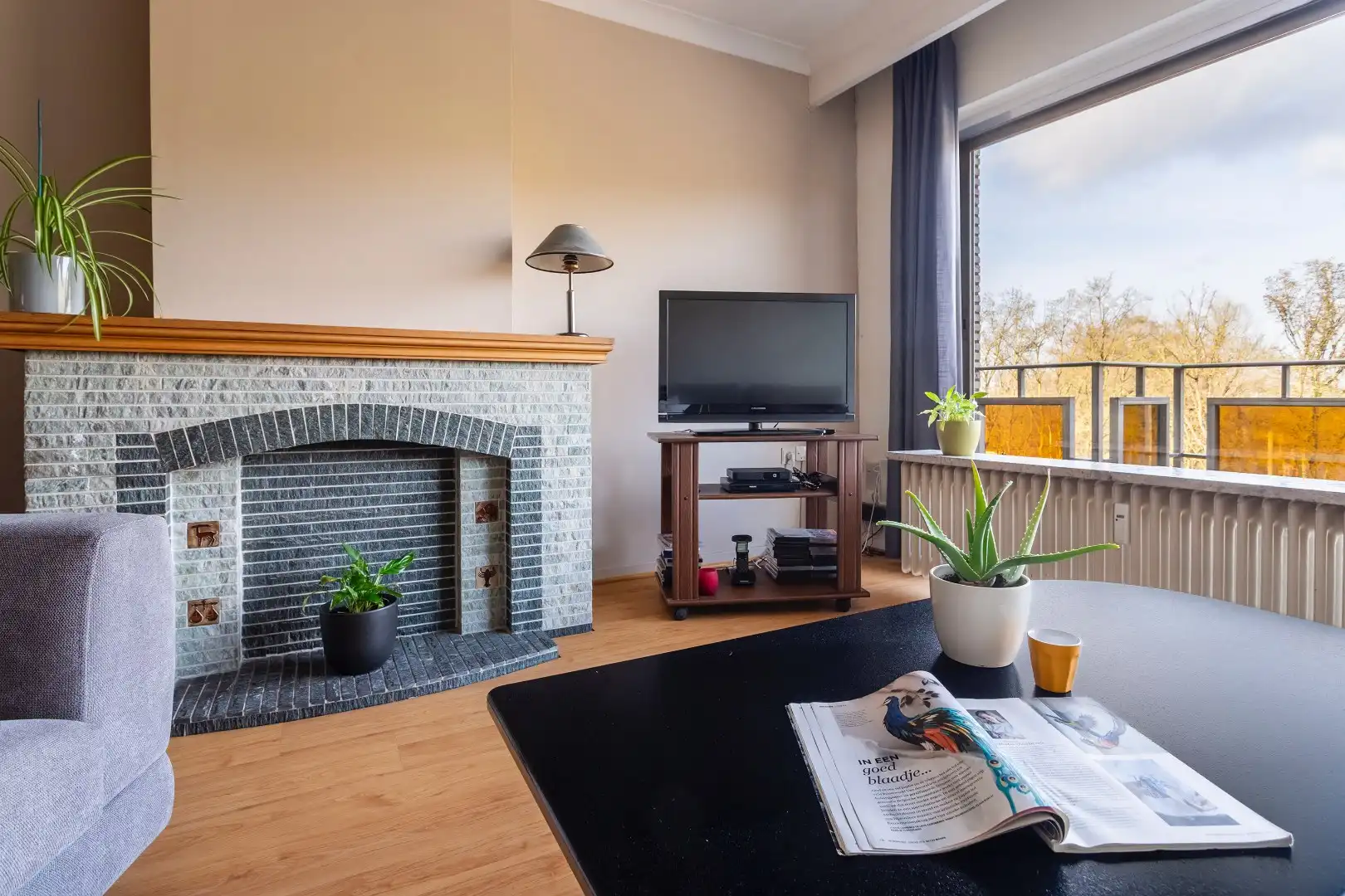 Lichtrijk app. met terras en groen uitzicht foto 4