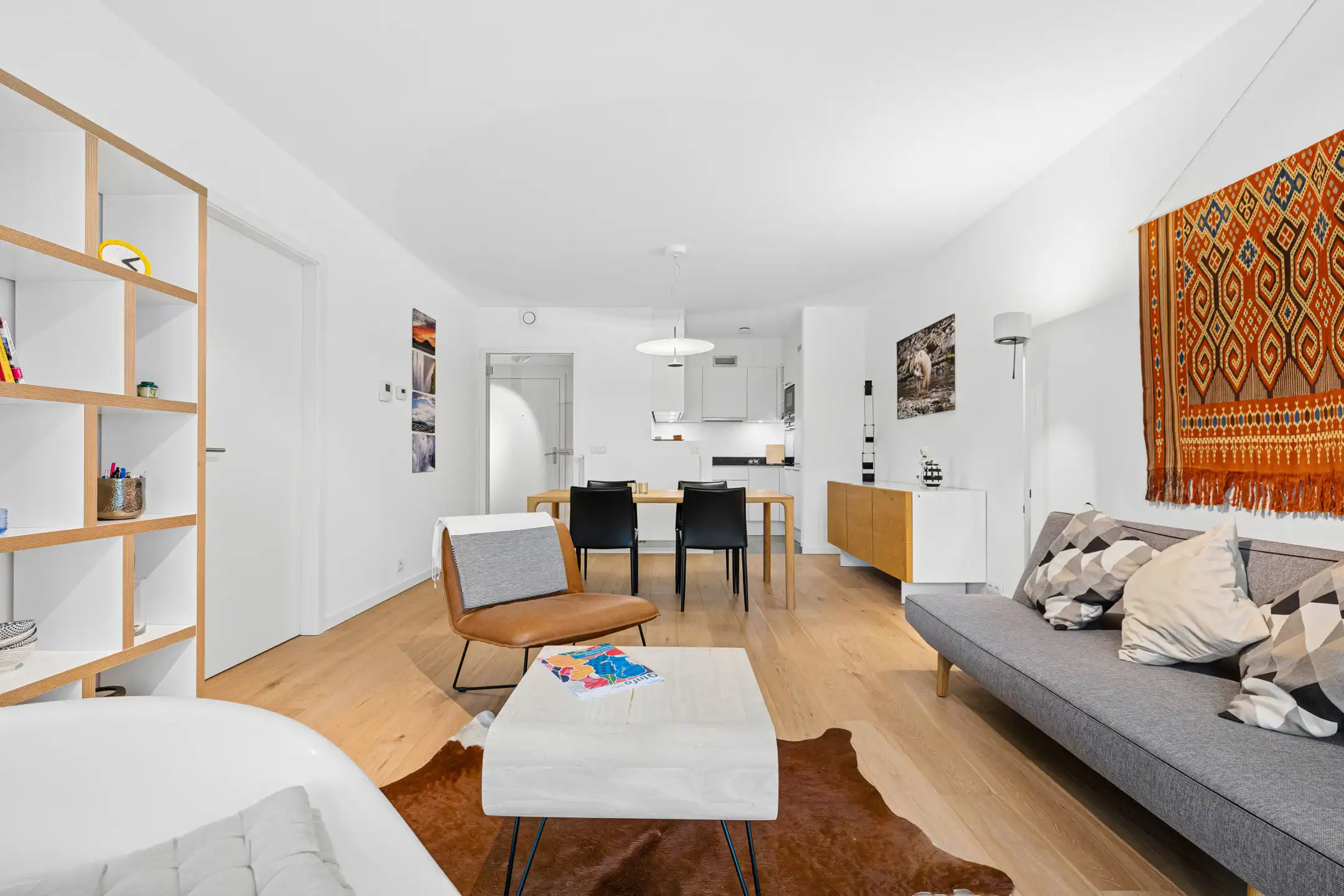 ELSENE, appartement met 1 kamer, terras en groen uitzicht foto 7