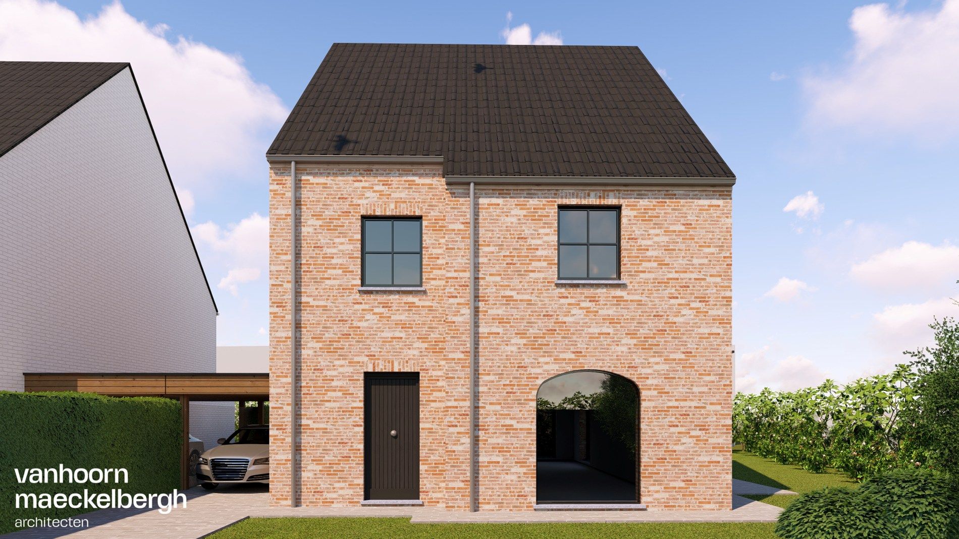 Nieuwbouwvilla in residentiële buurt nabij het centrum van Gistel foto 2