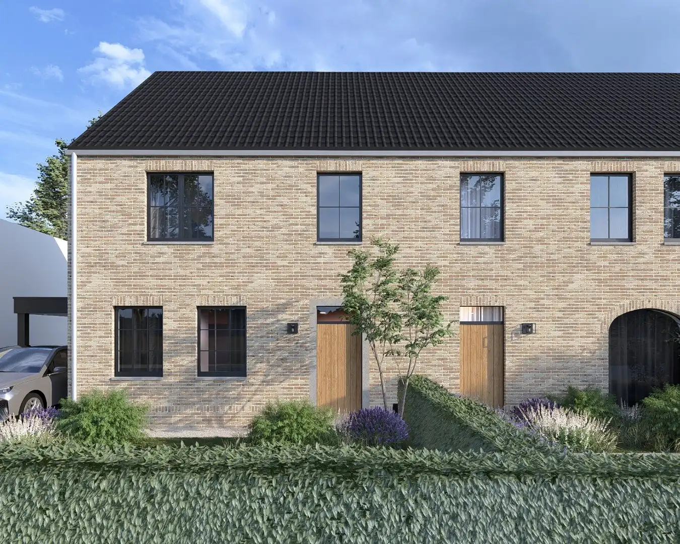 Landelijk project van 3 nieuwbouwwoningen op een rustige locatie te Bree!  foto 4