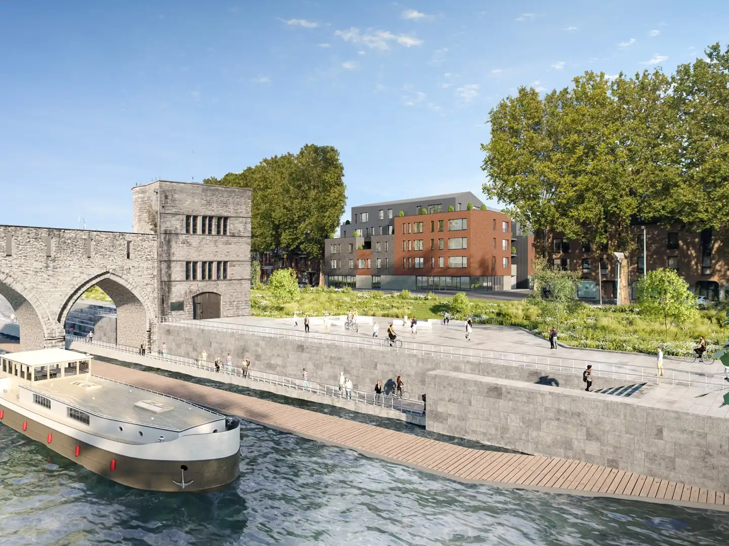 Exclusief nieuwbouwproject in hartje Doornik foto {{pictureIndex}}