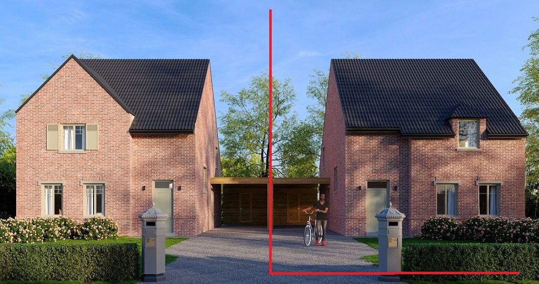 Topaanbod - Nieuwbouwwoning in open bebouwing met carport ! foto 6