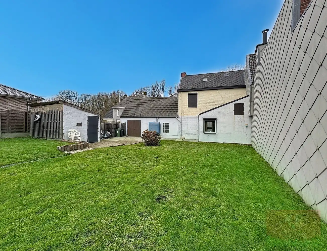 HOB met garage en grote Zuidgerichte tuin in het pittoreske Scheldewindeke foto 17