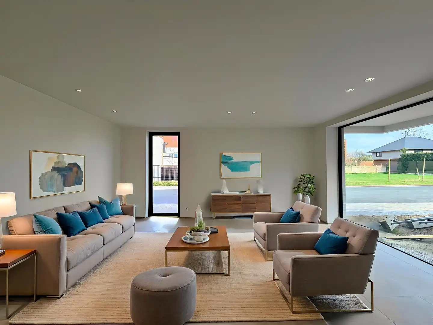 Gelijkvloers nieuwbouwappartement met uitzonderlijk E-peil te centrum Tielt! foto 2