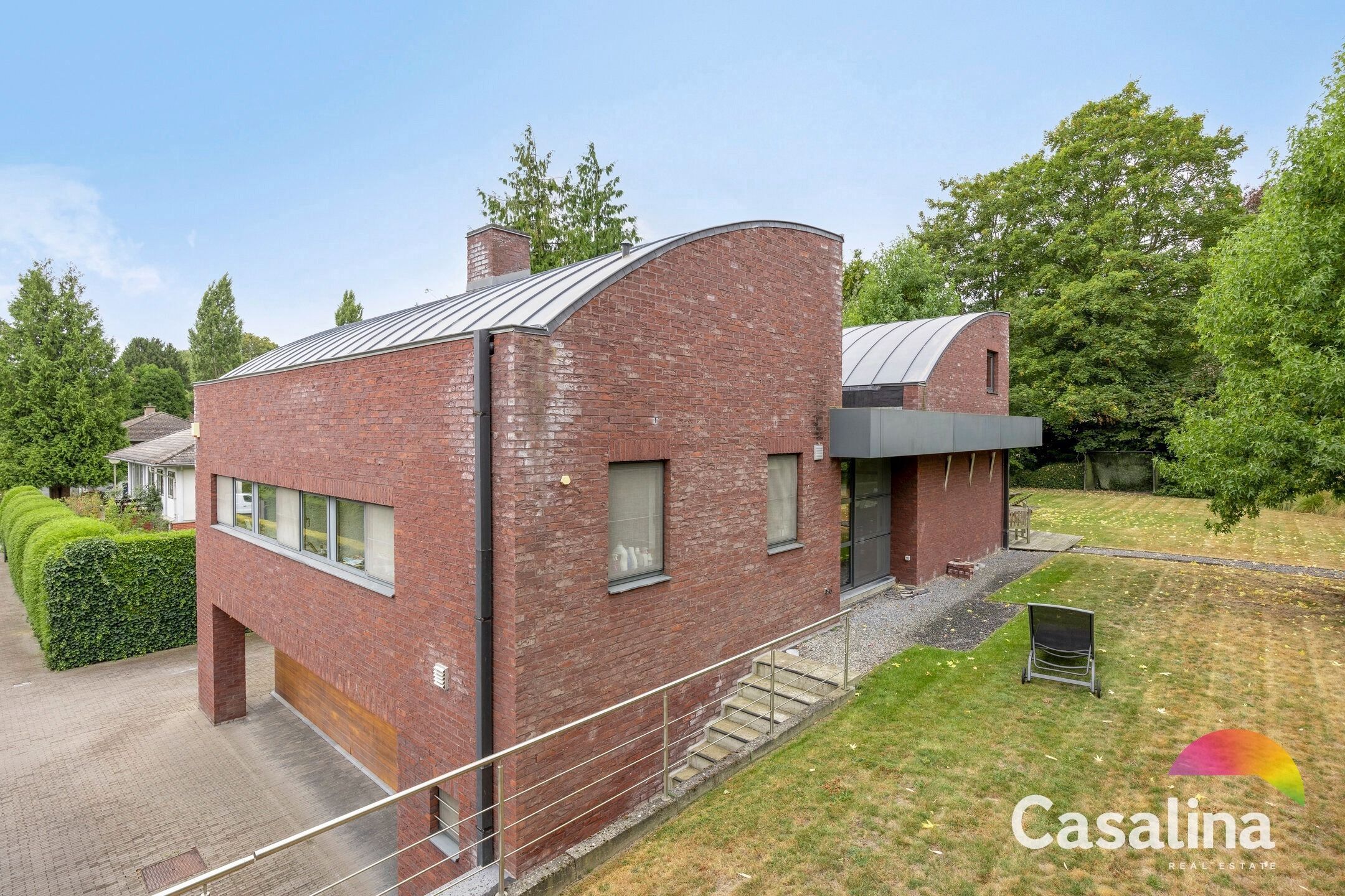 Moderne villa op achterliggend perceel  - Park Tervuren foto {{pictureIndex}}