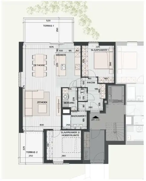 Gelijkvloersappartement in Residentie Reiger met zonnig terras en uitzicht op het water foto 2