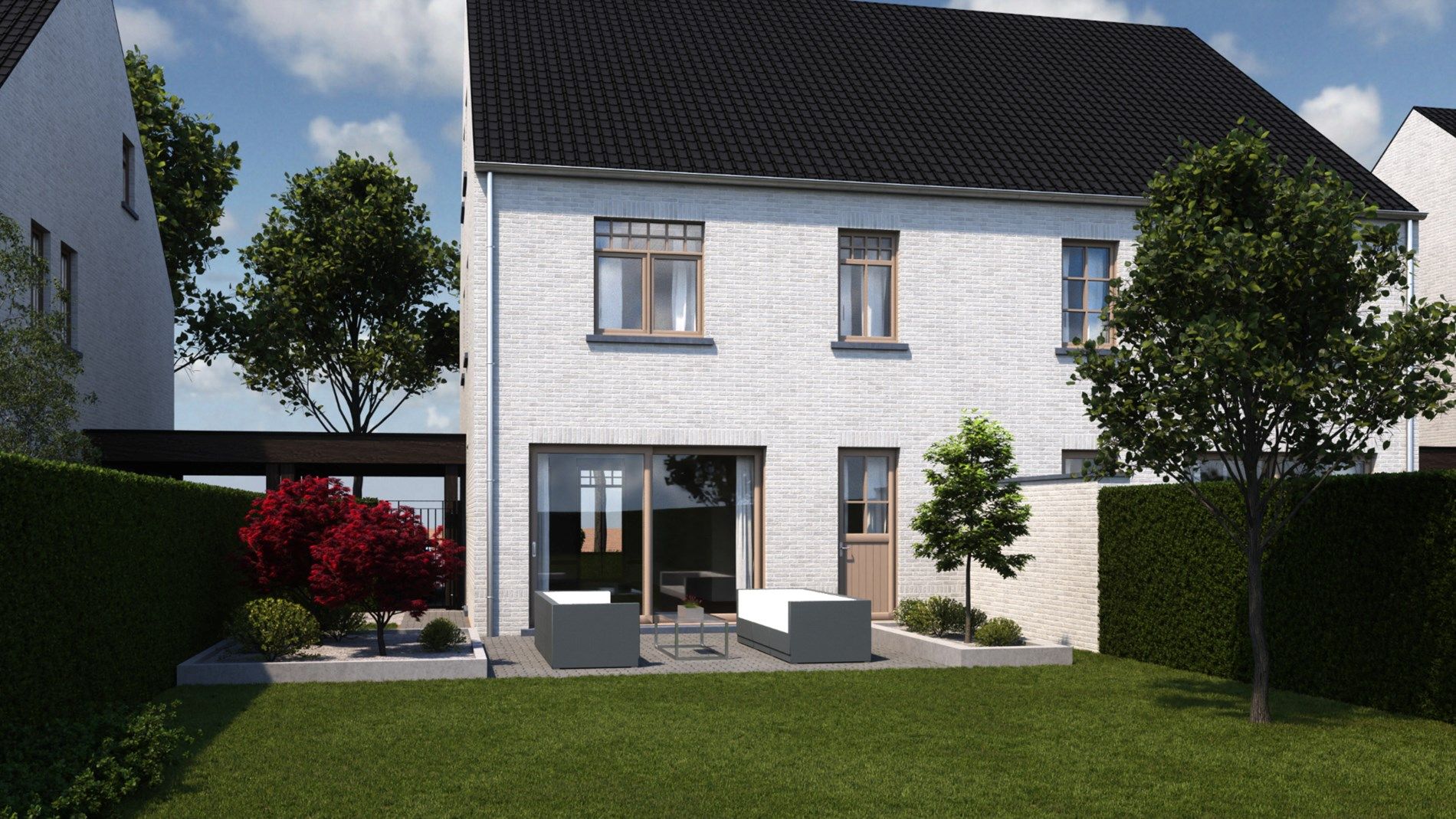 Vier nieuwbouwwoningen met 5 slaapkamers in Elen foto 9