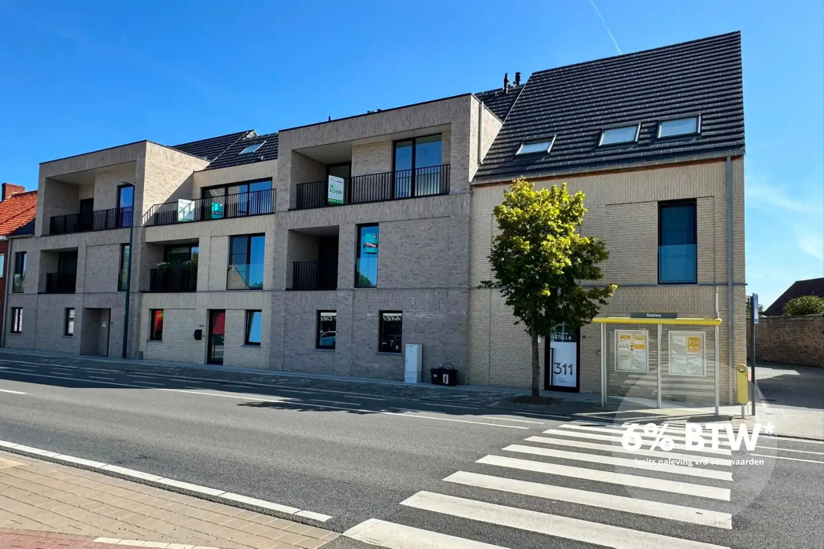 Instapklaar appartement met 3 slaapkamers en 2 badkamers te Woumen foto {{pictureIndex}}