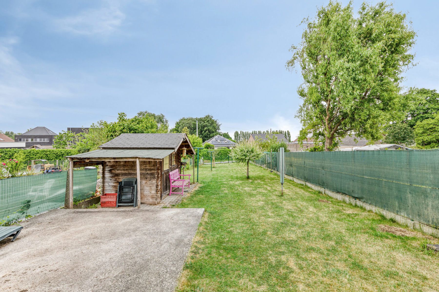 Driegevelwoning met grote tuin nabij centrum Halle foto 15