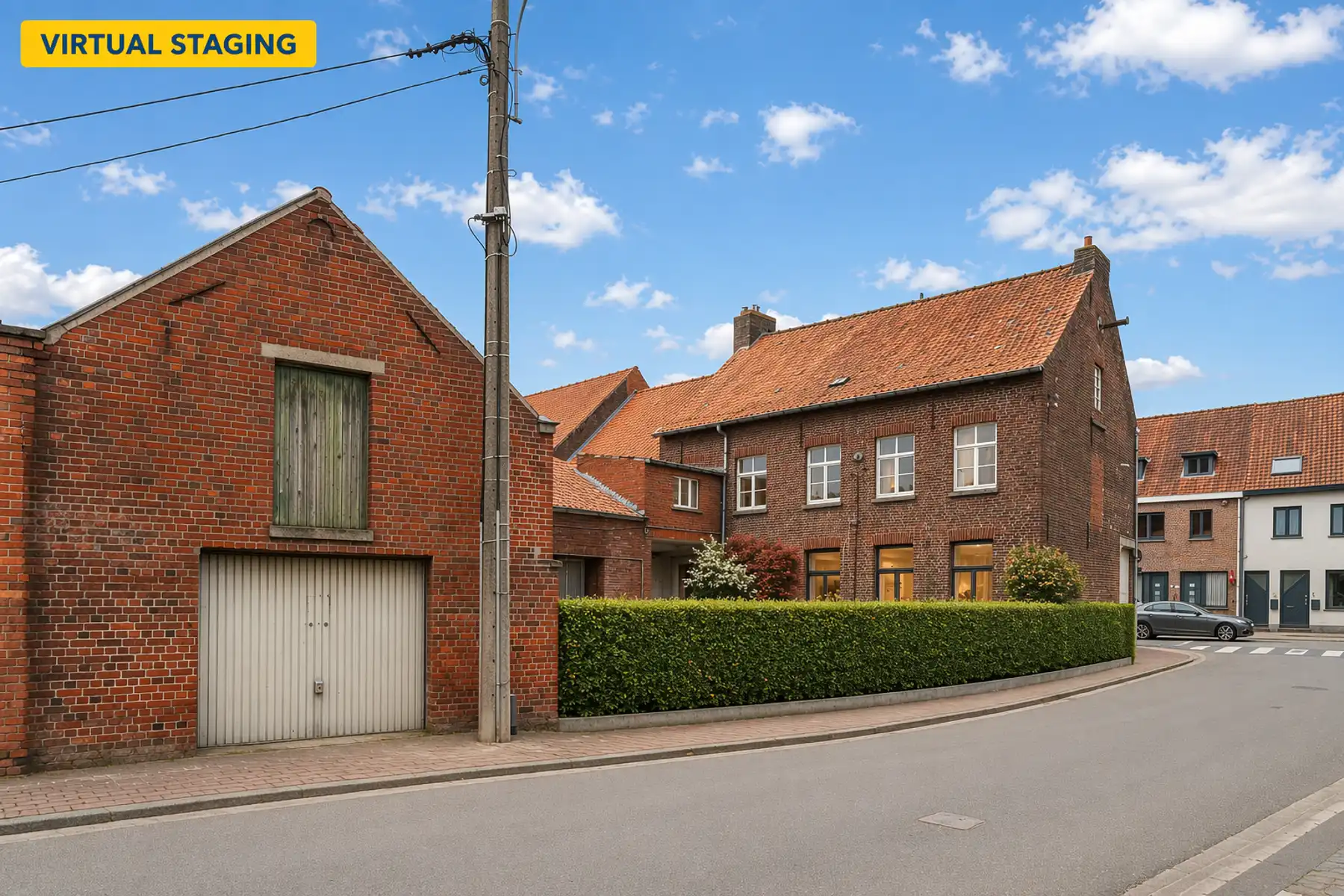 Ruime te renoveren woning met garage in centrum Kortemark foto 2
