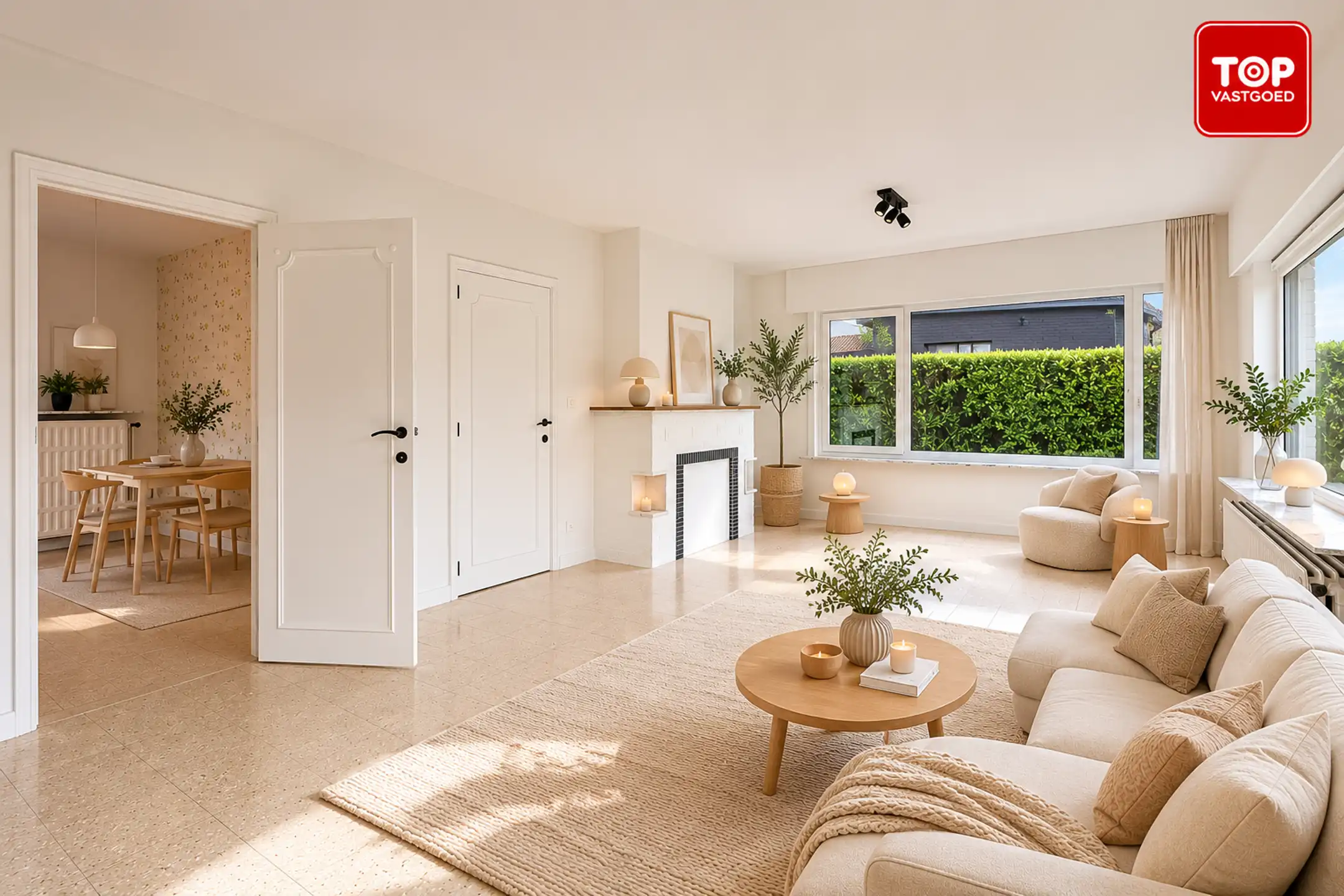 Instapklare open bebouwing met mooie tuin en gelijkvloers karakter.  foto 6