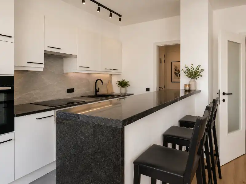 Residentieel gelegen, instapklaar appartement met 2 slaapkamers, terras, kelder en ruime Garage (energielabel B...) foto 3