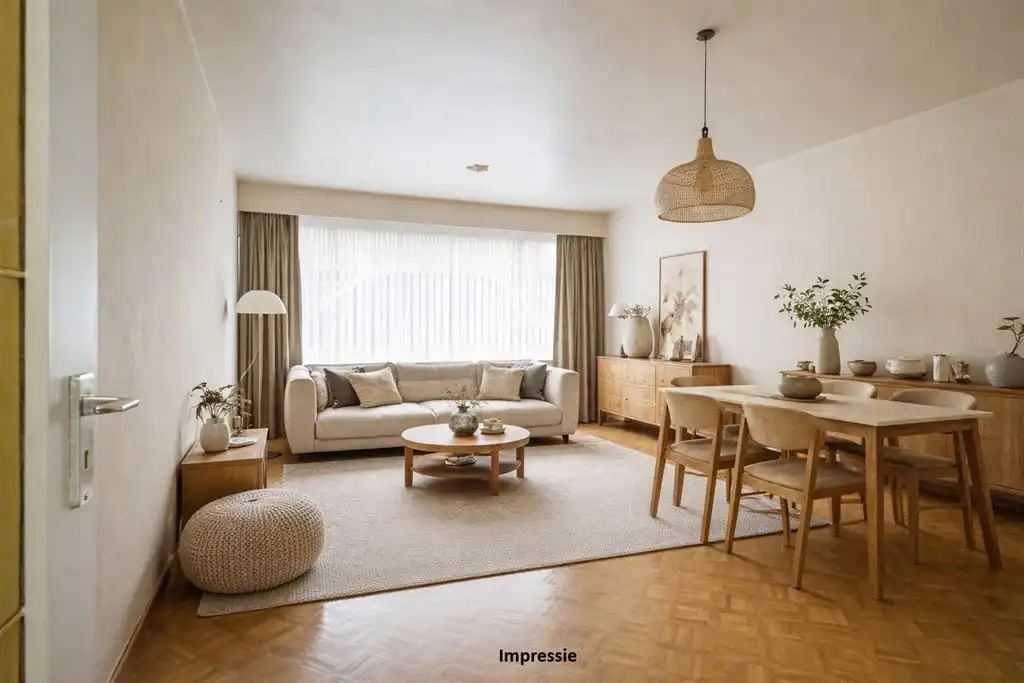 Gelijkvloers appartement met zuidgericht terras. foto {{pictureIndex}}