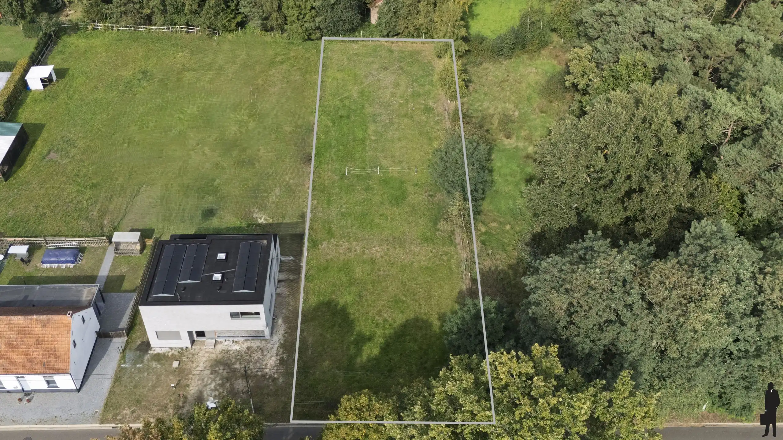 Uniek gelegen villaperceel van 1.398m² te midden groen  foto 4