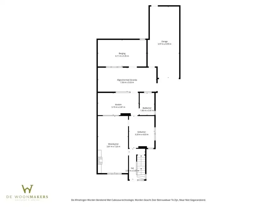 GEZELLIGE GEZINSWONING MET 3 SLKS, GARAGE EN VEEL PRIVACY foto 32