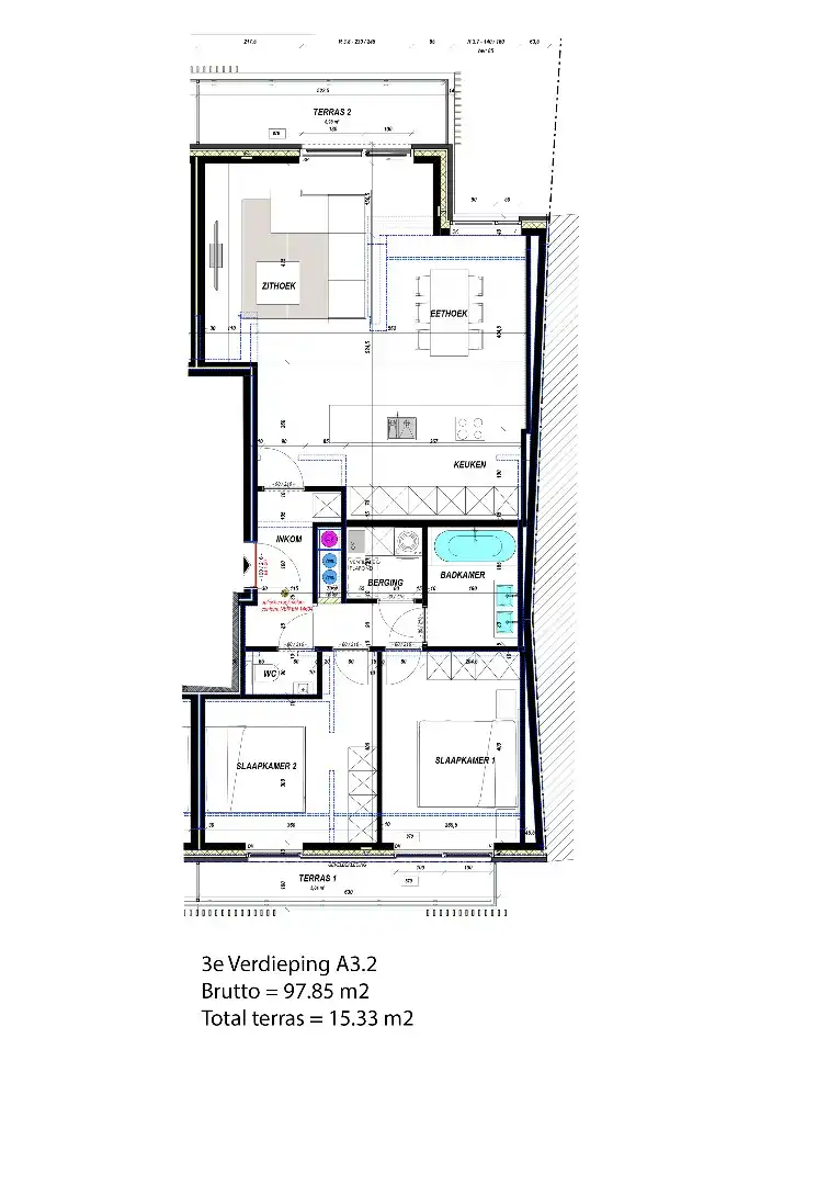 Nieuwbouwappartement A3.2 VD +3 foto 17
