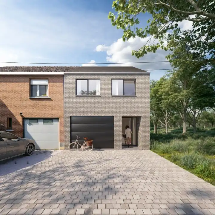 Unieke halfopen woning op een mooie ligging in de Klijtberg te Vichte met 4 kamers en gezellige tuin. foto 10