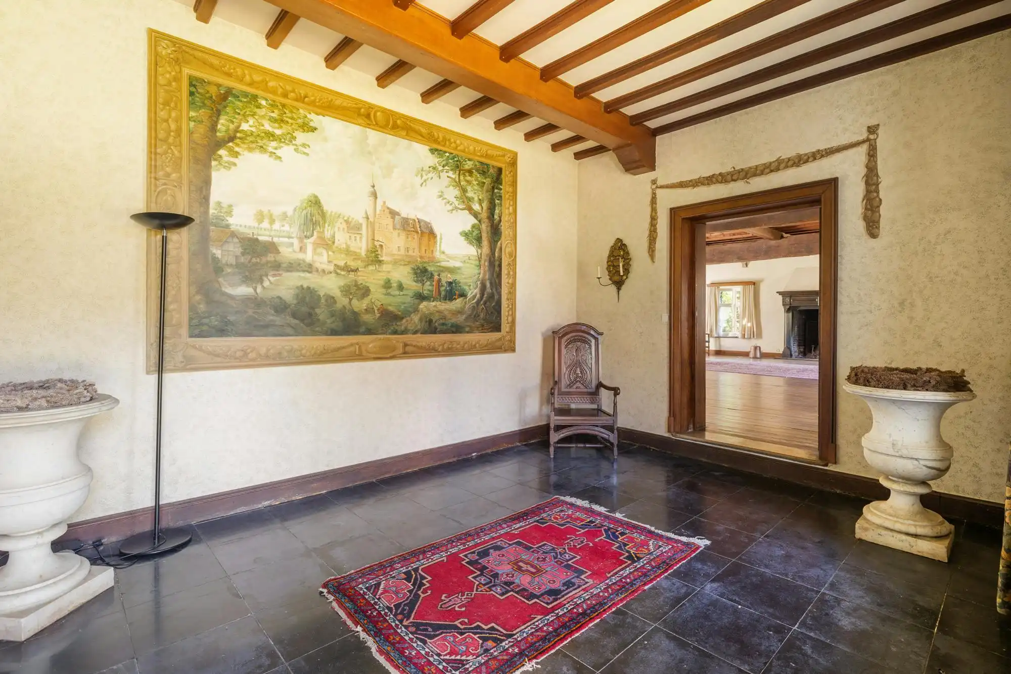 Historische kasteelhoeve en waterburcht te koop in Grimbergen  foto 9