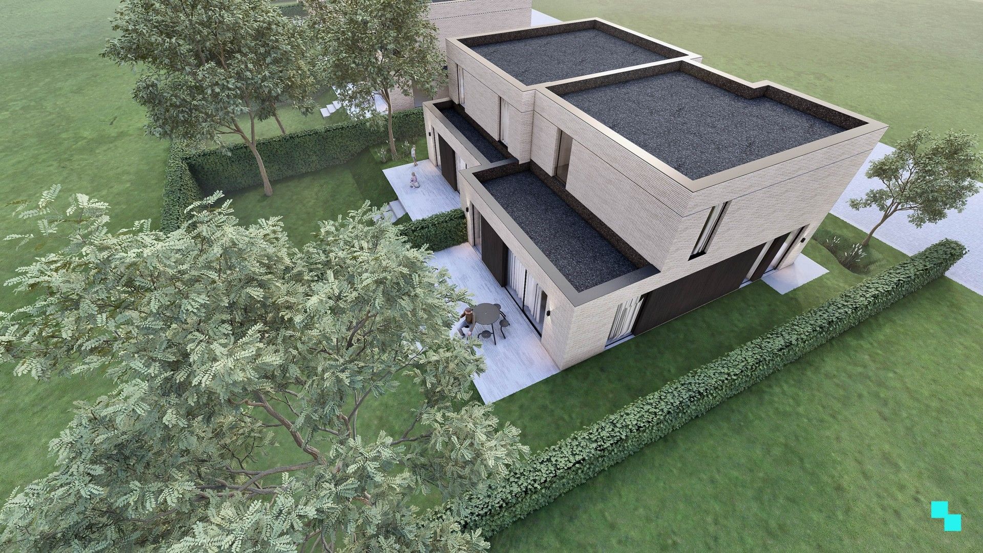 Halfopen nieuwbouwwoning in Wielsbeke foto 17