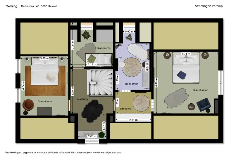 Landelijk&nbsp;ingerichte villa op exclusief en rustig gelegen perceel met een straatbreedte van 38m terug te vinden in één van de meeste geliefde Hasseltse buurten 'Berkenveld' foto 28