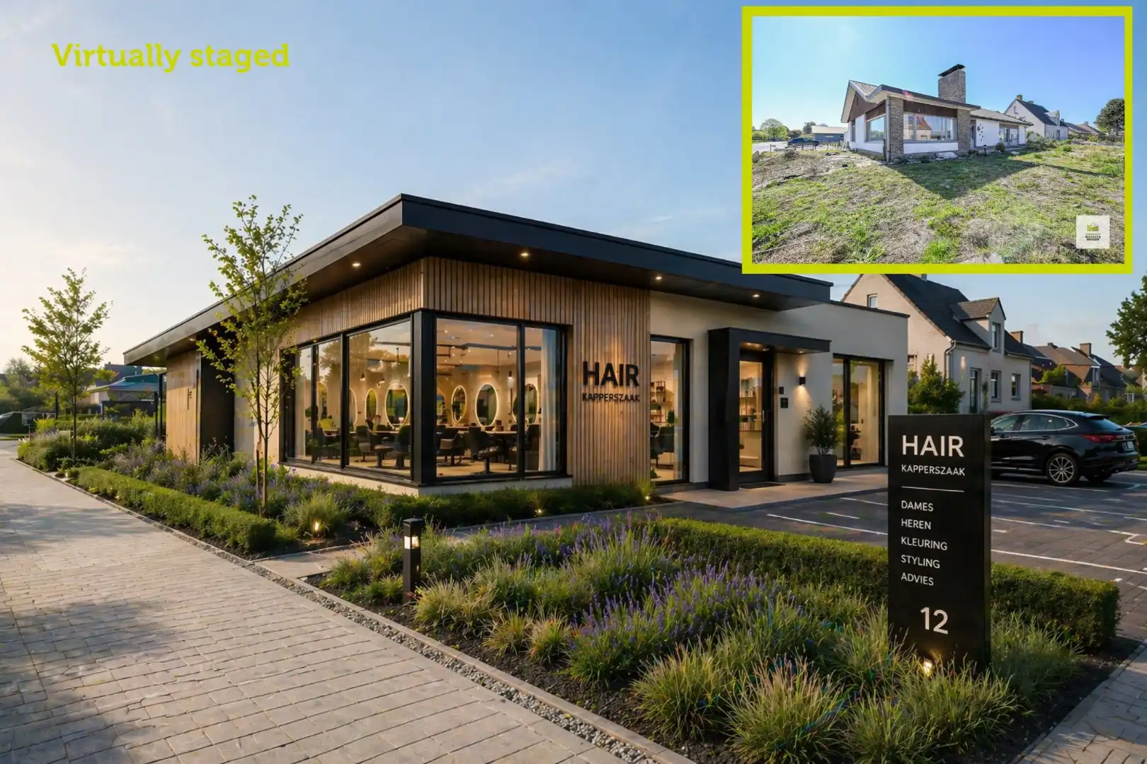 Projectgrond van 781m2 te centrum Wingene met uitstekende zichtbaarheid foto 2