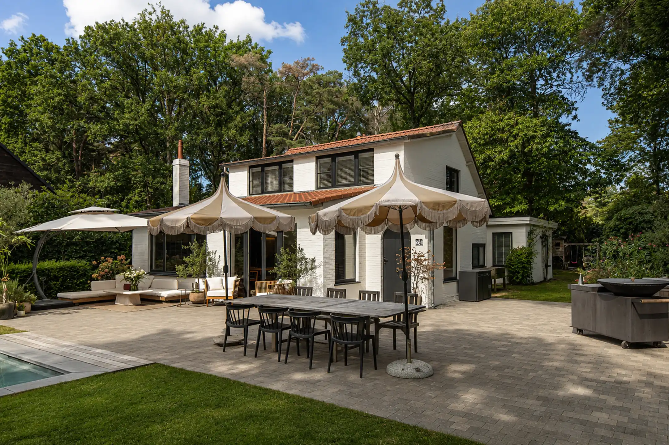 Stijlvolle villa waar mediterrane charme en hedendaags buitenleven harmonieus samenkomen op een toplocatie in Heide foto 35
