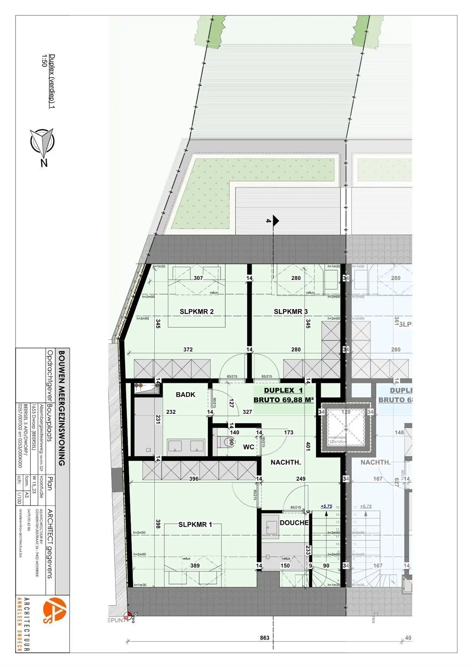 3-slaapkamer appartement van 141 m² met terras van 10 m² foto 14