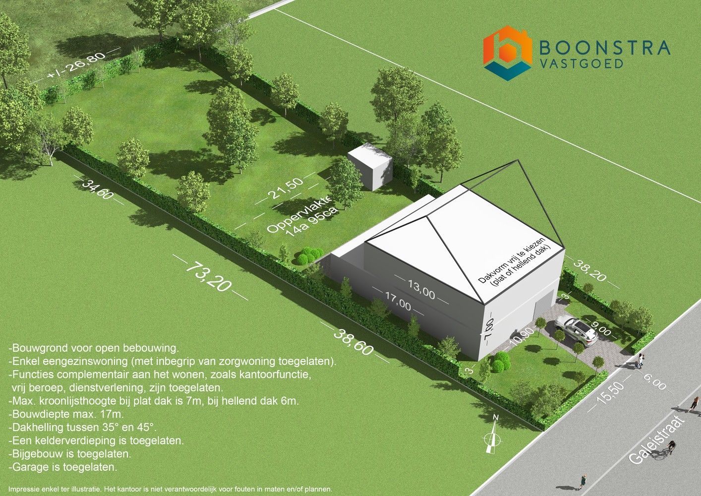 Bouwgrond voor open bebouwing op perceel van 1495 m² te Putte foto {{pictureIndex}}