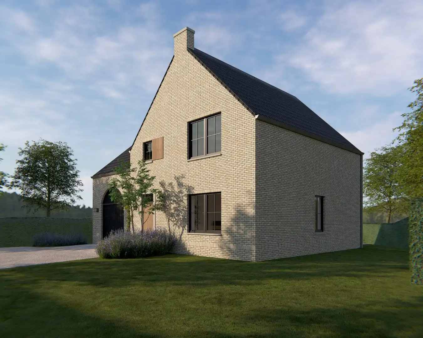 Stijlvolle Bijna Energie Neutrale nieuwbouwwoning op een perceel van 8a41ca gelegen op een zeer rustige locatie!  foto 2