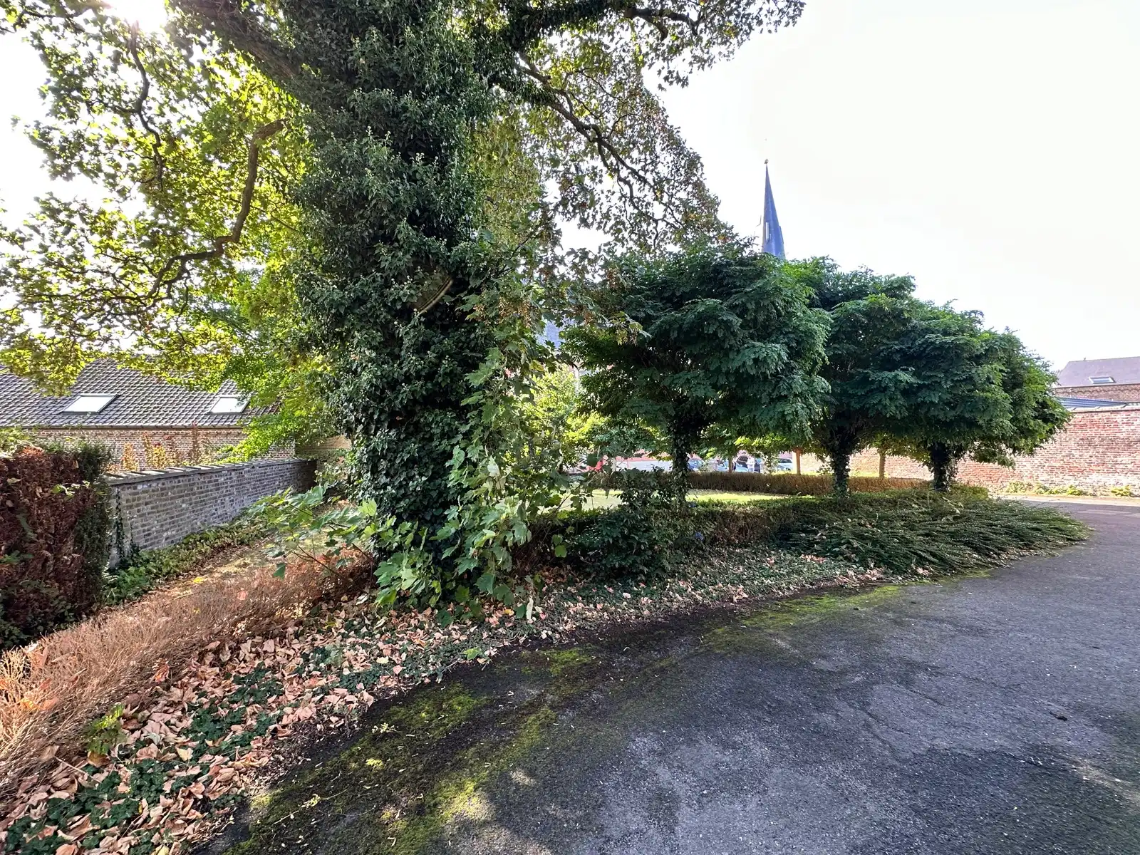 In de schaduw van de kerktoren bevindt zich deze mooie historische idyllische unieke pastorie.   foto 14