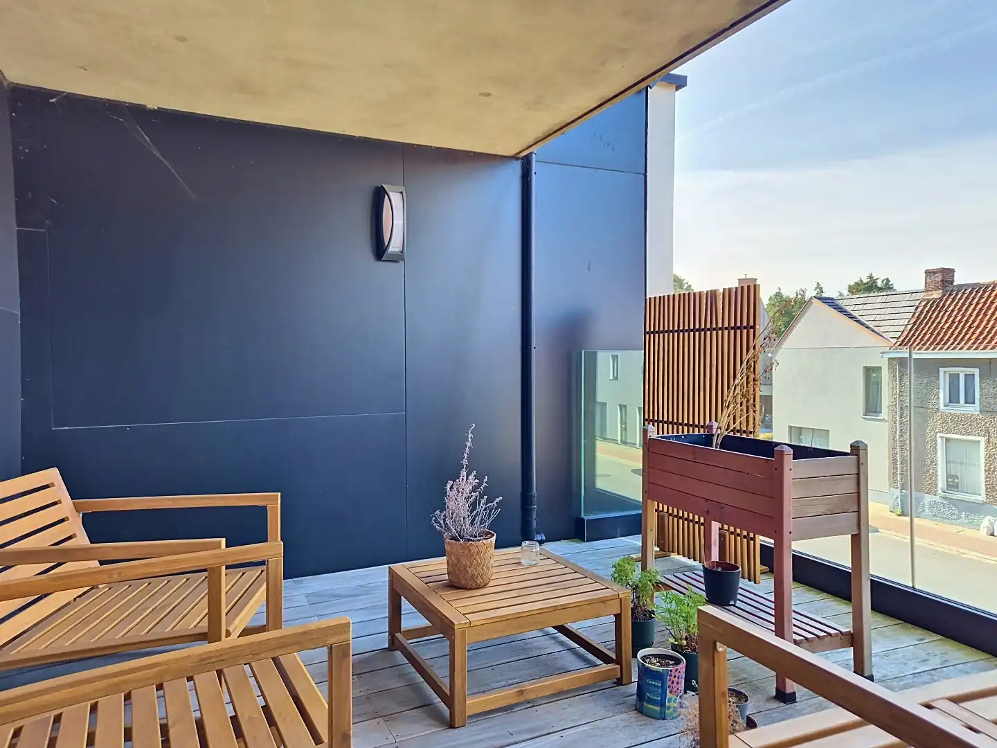 Modern appartement met 2 slaapkamer, terras en garage in Ursel foto 11