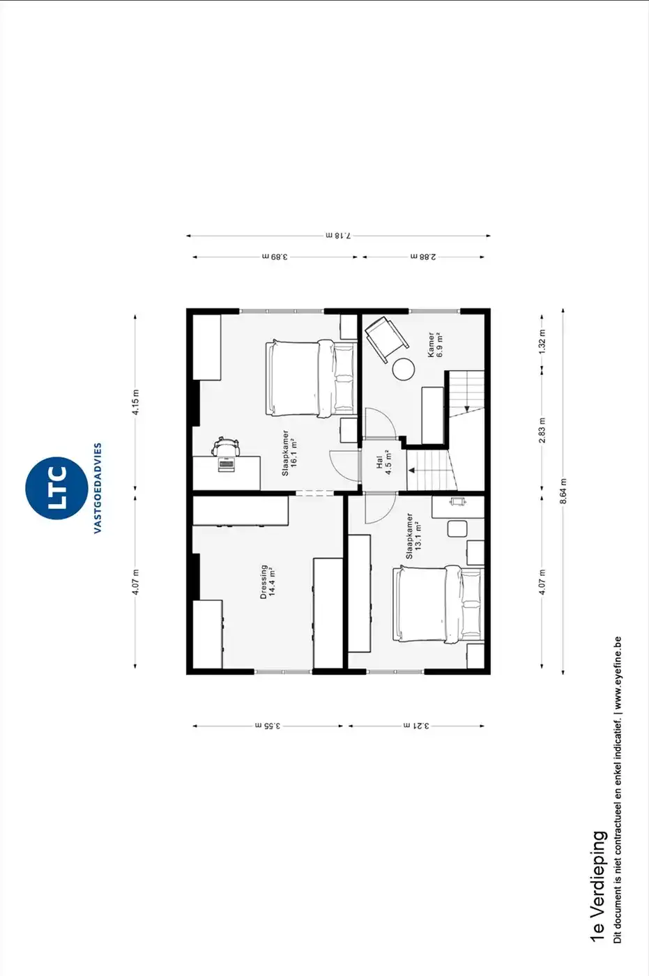 Ruime gezinswoning met 4 slpks met ruime tuin op rustige ligging foto 32