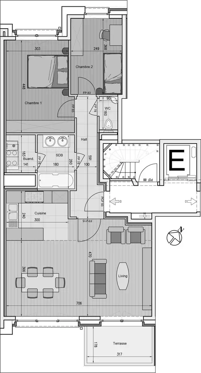 LICHTRIJK - Prachtig gem. app. 2k. met TERRAS - (NAVO area) foto 16