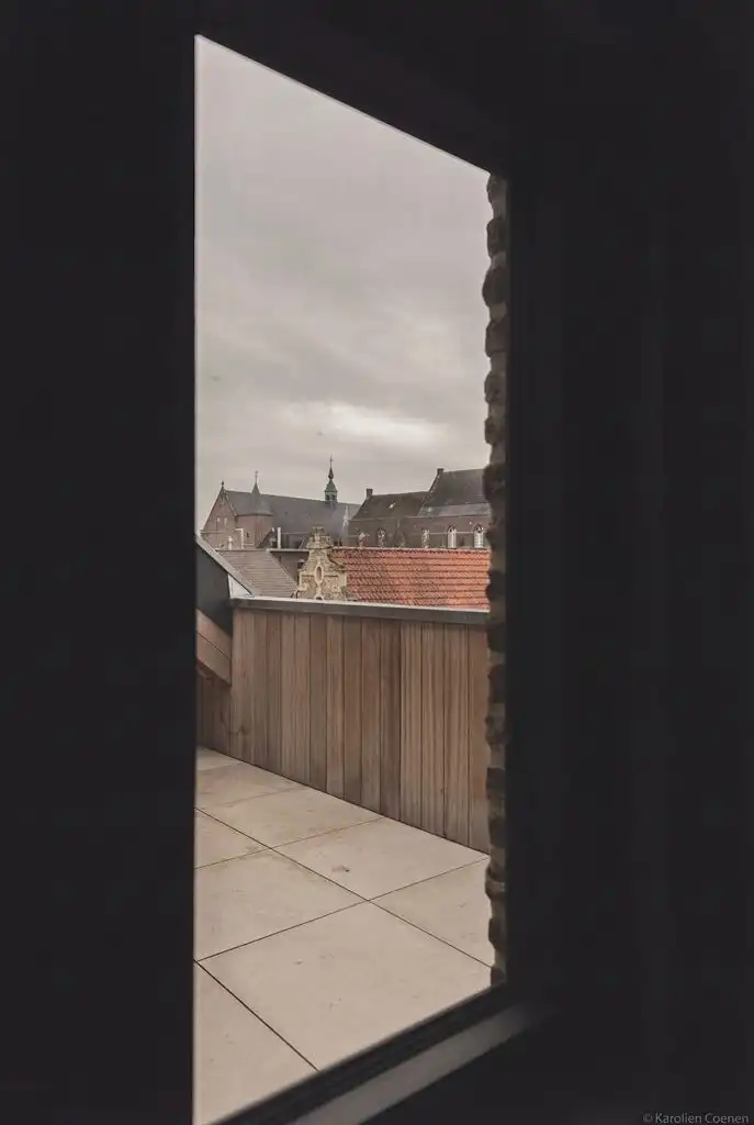 Luxe duplex loft op de tweede verdieping met 2(+1) slaapkamers, ruim terras en optioneel een staanplaats, gelegen in het centrum van Maaseik. foto 5