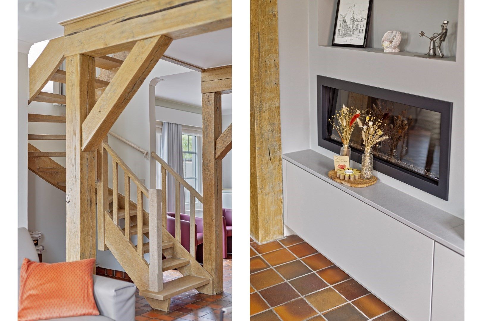 Halfopen bebouwing 4 slpk met groot atelier/garage foto 10