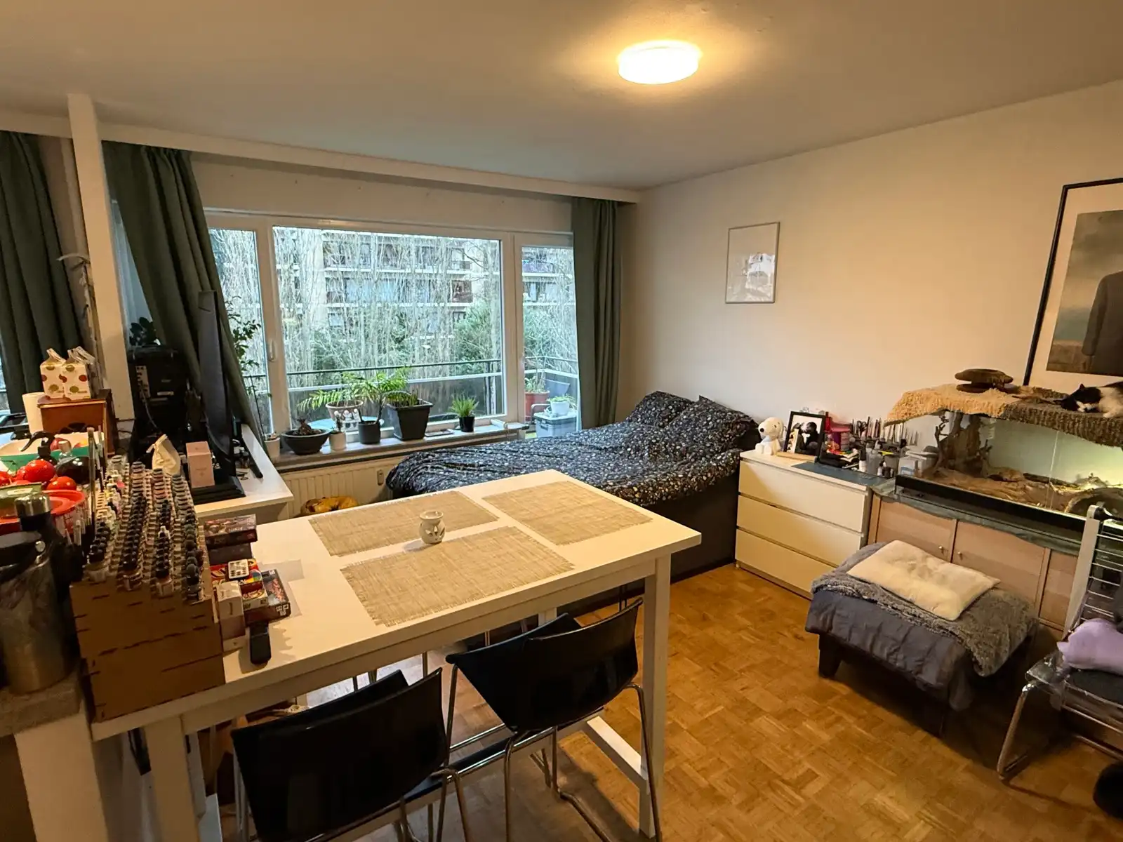 Lichtrijk 1-slaapkamerappartement met terras in Jette foto 4