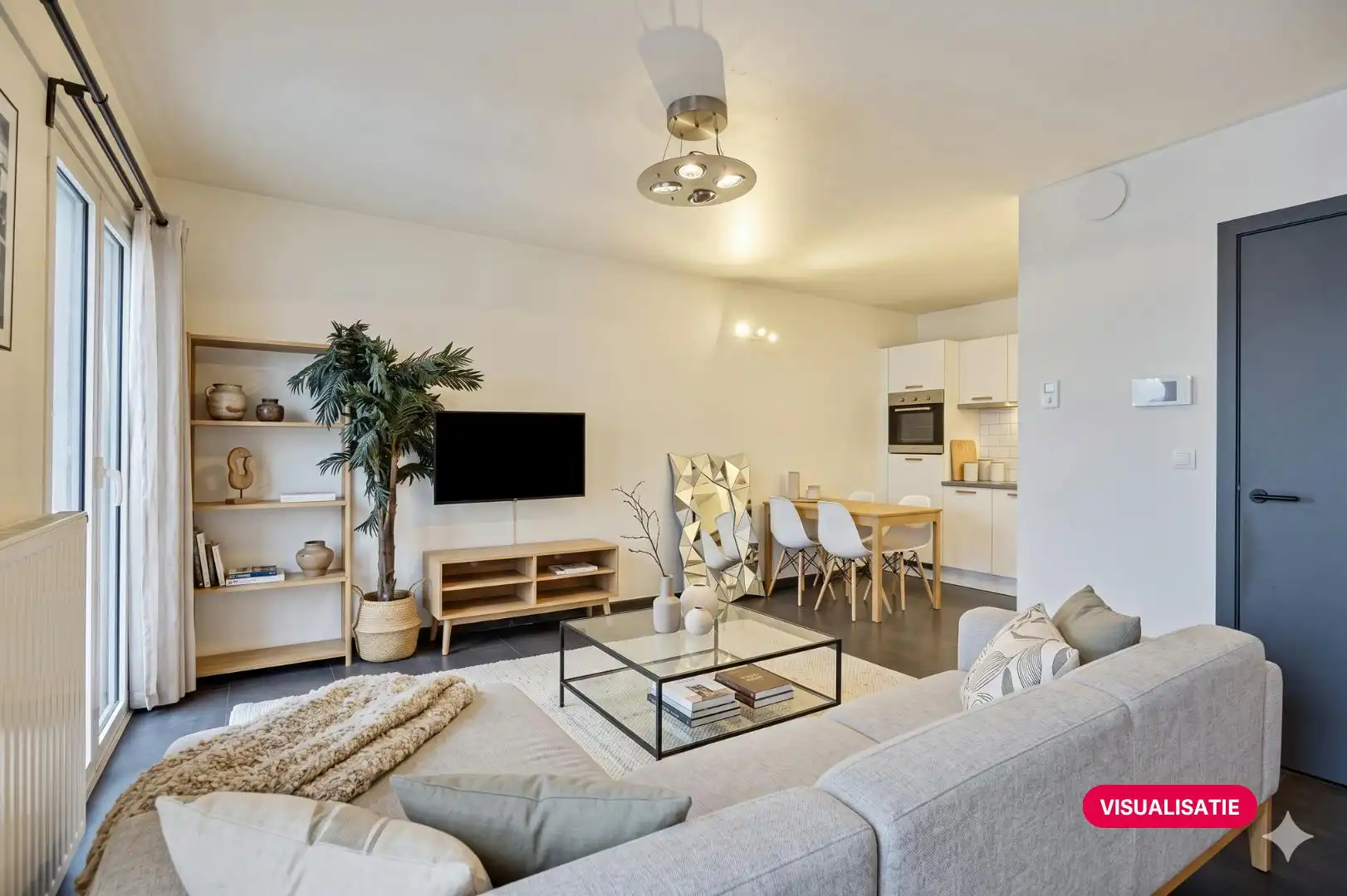 Penthouse Studio met zicht op Tour & Taxis te koop foto 5