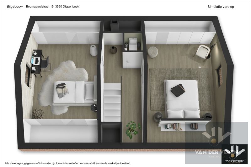 Te renoveren (uitbreidbare) woning (6% btw) met garage op een rustig gelegen perceel van +- 11are op wandelafstand van het centrum van Diepenbeek! foto 18