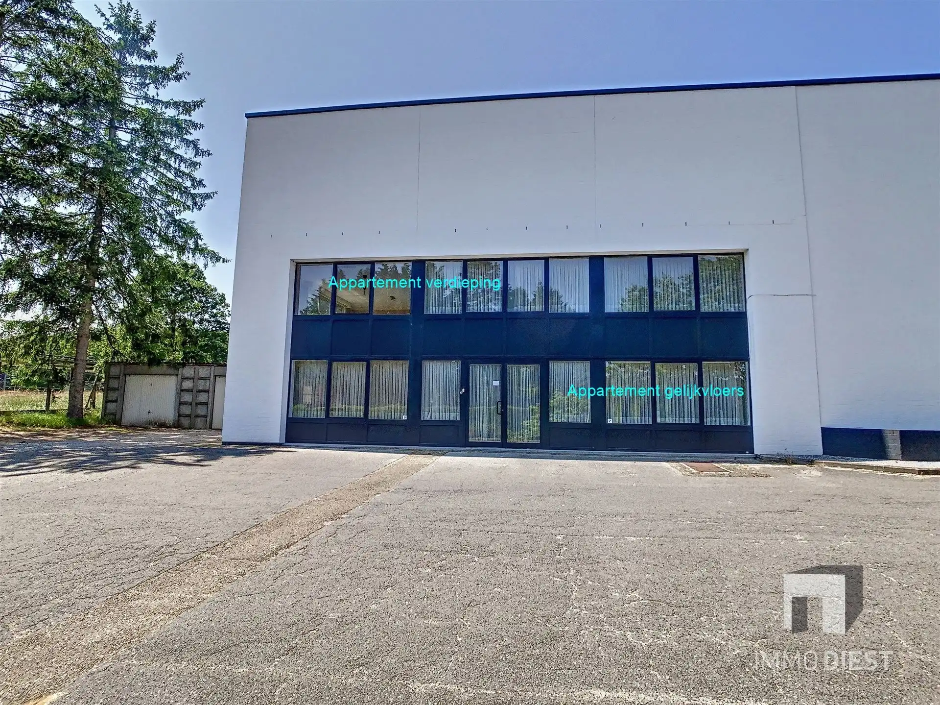 2 handelspanden en 2 appartementen van 3.120m2 met ruime parking op verbindingsweg foto 29