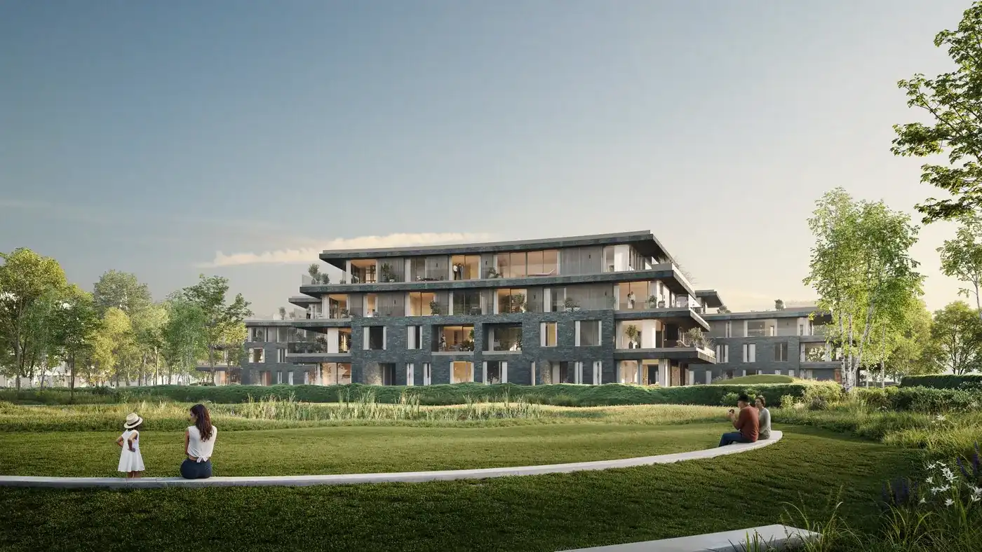 Modern villa-appartement in Schilde - 's-Gravenwezel met 2 slaapkamers, hoog afwerkingsniveau, bewoonbare oppervlakte 163m² en 35m² terras foto {{pictureIndex}}