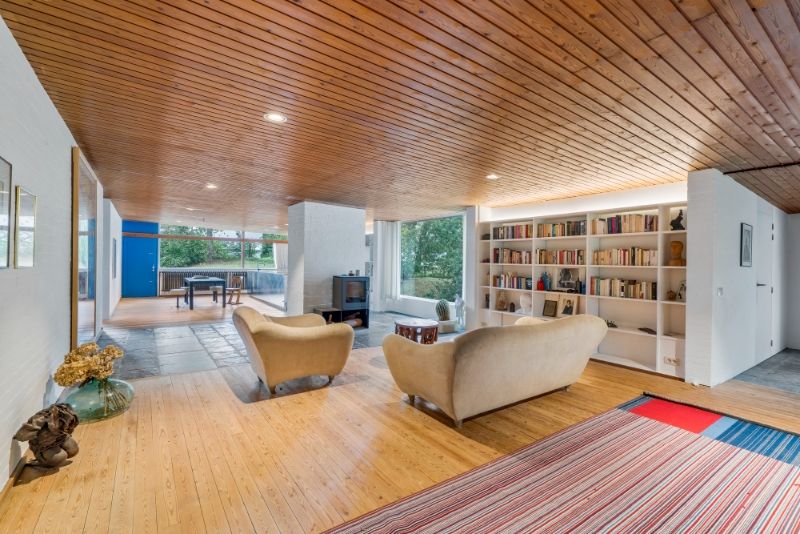 Beschermde modernistische villa op 3146m² gelegen in de Simli-wijk te Nieuwpoort-Bad. foto 6